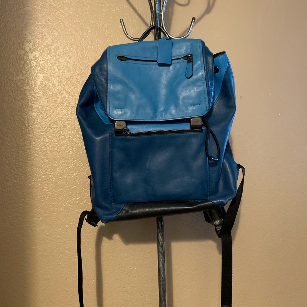 Coach Manhattan special edition leather backpack